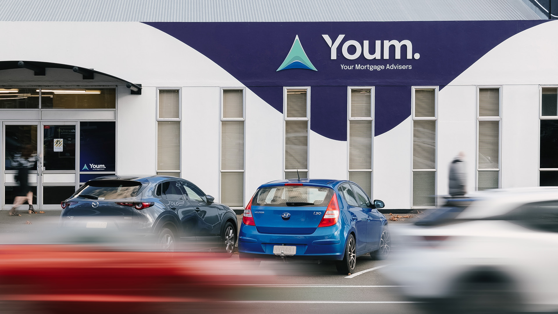 Youm - external building branding